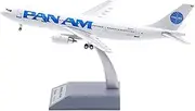 Pre-Built Model Aircraft for Pan Am for Airbus A300B4 N202PA Diecast Airplane Model 1:200 Scale – 26cm Finished Aircraft Replica Miniature Airplane Model