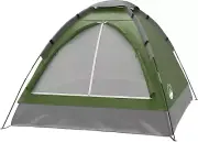 Camping Tent 2-Person Shelter w/ Rain Fly & Bag for Backpacking Hiking Beach
