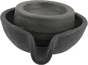 Decorative Water Mill Fountain for Indoor Rotating Grinding Disc Calming Water Feature Space-Saving for Home