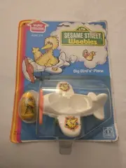 Vintage 1982 Weeble Wobble BIG BIRD w/ Plane | RARE | Toy NOS in Package!
