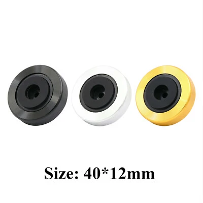 4pcs 40*12mm Aluminum Feet Pad Stand For Speaker Turntable CD Player Isolation