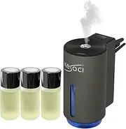 KESOCI Smart Car Air Freshener: Revolutionary Smart Car Diffuser Vent Clip with 3 Exclusive 10 ml Fragrances (Fresh Essence Collection)