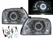 TRITON L200 96-01 Guide LED Halo Projector HID Headlight CH for Mitsubishi RHD (for: Mitsubishi)
