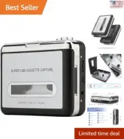 Multifunctional Cassette Player: Walkman Cassettes to MP3 - USB Compatible