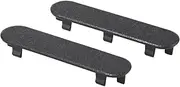 RLB-HILON 1 Pair Door Panel Handle Plug Screw Cover Trim Compatible with Chevy Corvette C5 1997 1998 1999 2000 2001 2002 2003 2004 Year, for 10279471, Black Color