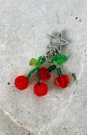 Harrison Key Ring Red Cherry