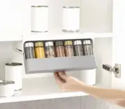 Cupboard Store in cupboard kitchen storage under-shelf Spice Rack Organizer