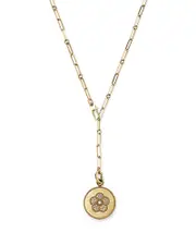 Roberto Coin 18K Yellow Gold Daisy Diamond Pendant Necklace, 19 - Exclusive