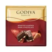 Godiva Signature Roasted Almond Dark Chocolate 60g FREE SHIPPING WORLD WIDE