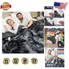 Full-Size Heated Electric Blanket - Cozy Faux Fur Sherpa with Timer & 10 Heat...