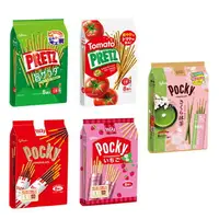 在飛比找樂天市場購物網優惠-【江戶物語】 (日本製) 固力果 Pocky 櫻花抹茶/可可