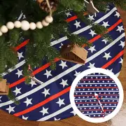Flag Star Tree Skirt Christmas Tree Ornaments Tree Skirt For Christmas