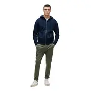 Replay Mens Zip Fleece Essential econd Life weatshirt Blue