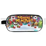 k1071 Trend My Singing Monsters Case Pencil Bag Video Game Cases Cosmetic Organizer School Supplies pxc1071