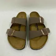 Birkenstock New w/ Box Arizona Mocha Birkibuc Narrow Width - Select Size