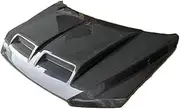 Carbon Fiber Compatible For F150 2012 Hood Front Engine Bonnet Hood Vent, installation