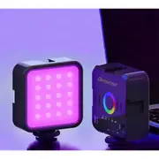 Pocket RGB Full Color 3000-9000K LED Video Light Photography Fill Lamp VLog