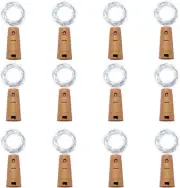 12 Pack 20 LED Wine Bottle Cork Lights, Fairy Mini String Lights Copper Wire, Ba