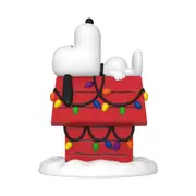 Peanuts Snoopy w/ Doghouse Holiday Deluxe Pop! Action Statue/Figure Toy