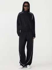 Twill Zip Through Sweat