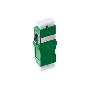 Lc Apc Os1 Os2 Singlemode Through Coupler Flangeless Duplex Green