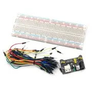 MB102 Breadboard Module Kit with 830 Point Solderless Breadboard & 656415