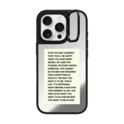 iPhone 16 Pro Mirror Ring Stand Case MagSafe Compatible This Moment is Life