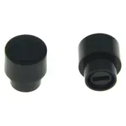 2x Black Guitar 3 & 4 Way Pickup Switch Tip Cap Barrel Switch Knob For USA Tele
