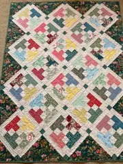 Handmade Patchwork Lap Quilt Home Decor