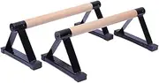 Handstand Bars, Fitness Parallettes, Push Bar Calisthenics Handstand Single Handles Double Exercise Bar Yoga Headstand Shelf, Home and Commercial Use