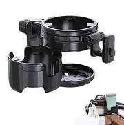 Stroller Cup Holder, Toddler Stroller Water Bottle Holder Clamp-On, Scooter Drinks Bracket Quick Draining Organizer for Outing, Traveling, Strolling