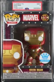 Iron Man Classics 11C Funko Pop! Exclusive Limited to 10,000 PSA 9 MINT