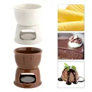 Chocolate Fondue Pot Melting Mug Fondue Pot Set for Home Gifts Anniversary