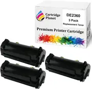 3 Pack Compatible Toner Cartridge for Dell B2360d B2360dn B3460dn B3465dnf (8,500 Pages)