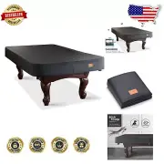 Premium Leatherette Pool Table Cover - Waterproof & Stain-Proof for 7-9FT