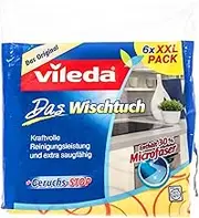 Vileda All- Purpose Cloth, Polypropylene, 6 Stück (1er Pack)