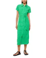 Whistles Millie Textured Shirt Dress