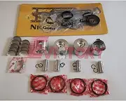 for yanmar Tractor Engine Parts 4TNE88 Rebuild Piston Bearing Ring Gasket kit and Oil Pump