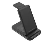 C01 15W 3 In 1 Mobile Phone Watch Headset Wireless Charger Folding Wireless Charging with Indicator Light for Iphone 12 13 Series