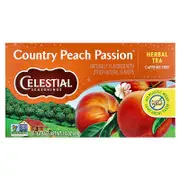 Celestial Seasonings, Herbal Tea, Country Peach Passion®, Caffeine Free, 20 Tea Bags, 1.4 oz (41 g)