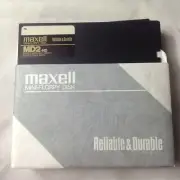 10 Maxell MD2-HD Blank 5 1/4 5.25 Floppy Diskettes Disk 80 Track DS HD + Sleeves