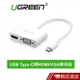 UGREEN綠聯 USB Type-C轉HDMI/VGA轉換器 現貨 蝦皮直送