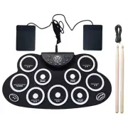Hand Roll Drum Portable Electronic Drum for Outdoor Electronic Drum Percussion