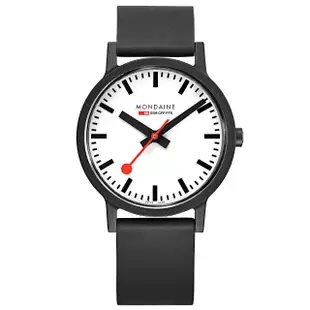 【MONDAINE 瑞士國鐵】essence系列腕錶 瑞士錶(白41mm)