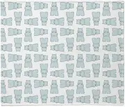 [CafePress] Baby Blue Hippos Throw Blanket Soft Plush Throw Blanket 60" x 50"