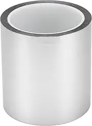 X AUTOHAUX 1 Roll Universal Air-Release Adhesive Pinstripe Tape Matte Automotive Pinstriping Tape Silver Tone 164.04ft x 3.94"