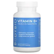 BodyBio, Vitamin B+, 90 Non-GMO Capsules