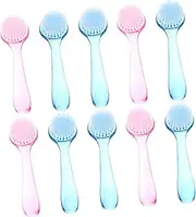 DRESSOOS Ergonomic Handle Grip Nail Brush Set 10pcs Soft Nail Cleaning Brushes for Dust Removal Versatile for Hands Feet Nails