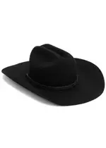 Lack OF Color The Ridge Wool Cowboy hat - Black 57 (57cm / M)