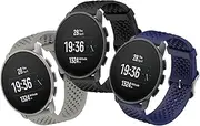 [OUTPUTBT] Silicone Strap 22 mm for Suunto 9 Peak/9 Peak Pro/5 Peak/Race 49 mm/Race S 45 mm, Breathable Sports Watch Straps for Suunto Vertical/Ocean Replacement Strap for Men Women